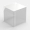 VITRINE / Schaukasten / Showcase Acryl quadratisch, 400x400x400 mm, mit transparentem Boden