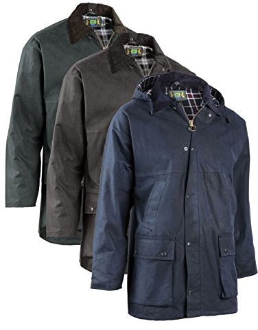 Hunter Outdoor Bolton Veste cirée rembourrée unisexe pour l'équitation, le tir, la chasse, la pêche, l'agriculture