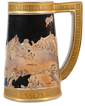 Half Moon Bay Game of Thrones - Shaped Mugs - Game of Thrones Stein Mug - Westeros Map