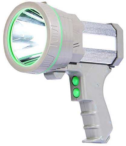 AF-WAN LED Handscheinwerfer 5000 Lumens,LED Taschenlampe, Wiederaufladbare CREE Led Handscheinwerfer Handlampe Super hell Ustellar Strahler Camping Laterne Wasserdicht Suchscheinwerfer (Silber 2)