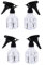 4er Set Sprühflasche inkl. Sprühkopf 250ml Kunststoff Wassersprühflasche Sprühflasche Zerstäuber Beauty Friseur