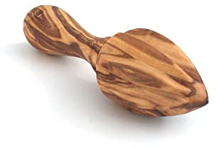 Exprimidor de limón, exprimidor de cítricos, exprimidor de zumo, de madera de olivo, hecho a mano
