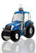 Hamburger Weihnachtskontor - Christbaumschmuck - Traktor Trecker blau