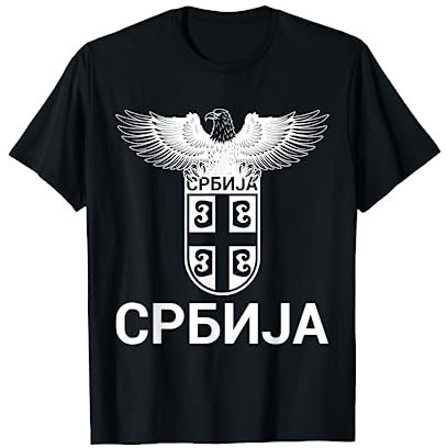 Serbien Serbische Serbe Srbija Adler T-Shirt