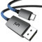 uni USB C Displayport Kabel 8K, Thunderbolt 3/4 auf DP 1.4 Kabel (8K@60Hz,4K@144Hz, 2K@240Hz, 5K@120Hz) unterstützt HRD, HBR3, 32.4Gbps-Bandbreite. Für Macbook Pro, iPad Pro, iMac, Dell XPS usw.