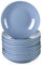 LOVECASA, Serie Sweet, Suppenteller aus Porzellan, 12-teilig, 21 cm, 550 ml, reine Farbe