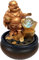 WMDSYGD Wealth Figurine/Feng Shui Decor Indoor Fountains And Waterfalls Tabletop, Laughing Buddha Statue For Good Luck For Table Desk Home Office Bedroom Business Gift (Color : A)