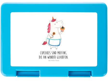 Mr. & Mrs. Panda Aufbewahrungsbox Einhorn Küche - Geschenk, Backen, Snackbox, Koch, Butterbrotdose, Brotdose, Bento Box, Einhörner, Motivation, Muffin, Brotbüchse, Unicorn, Kuchen