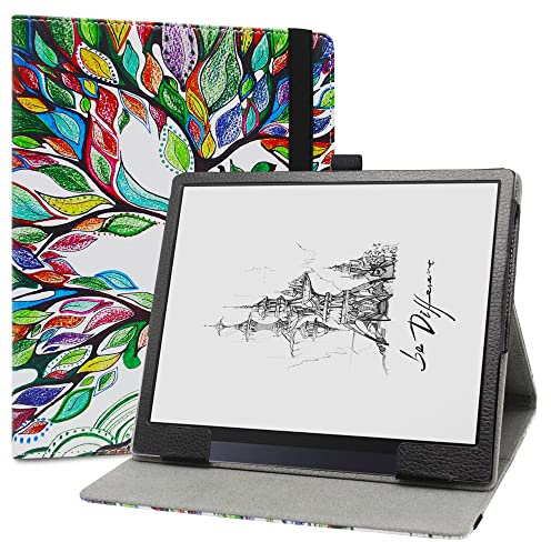 LiuShan per BOOX Tab Ultra Custodia,per BOOX Tab Ultra C Custodia,Sottile Pieghevole con Supporto in Piedi Caso per BOOX Tab Ultra/BOOX Tab Ultra C 10,3 Pollici ePaper Tablet,Love Tree