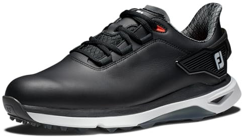 FootJoy Herren Pro|SLX Golfschuh, Schwarz, Weiß, Grau, 43 EU