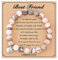 POWWA Armband Damen Geschenk Beste Freundin - Frauentag Kleines Geschenk für Frauen Mädchen Geburtstag - Freundschaft Teenager Best Friend Gift