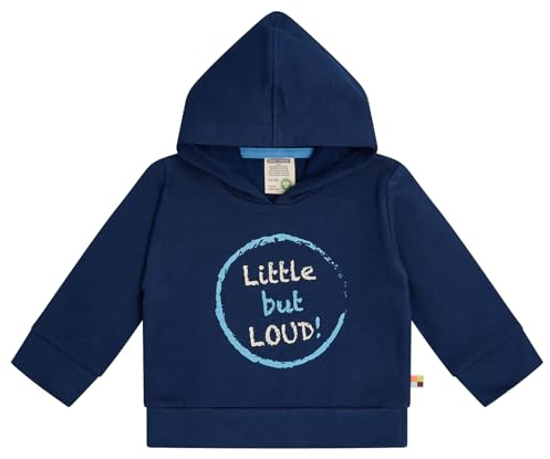 loud + proud Hoodie mit Druckmotiv, aus Bio Baumwolle, GOTS Zertifiziert