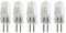 5 Pezzi Lampadina Alogena G5.3 Lampadine Alogene 220V 20W G5.3 Bi-Pin Base Alogene Capsule G5.3 Lampada Alogena Dimmerabile Bianco Caldo,35W