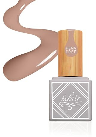 Simply mani by Eclair I SLOW Sandy UV Nagellack I Hema Frei I Deckend I Innovative Formel I Einfache Anwendung I Hohe Haltbarkeit I Tiefe Auberginenfarbe I Glänzend I Professioneller Effekt zu Hause