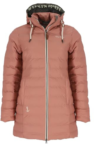 Dry Fashion Damen Polyurethan-Mantel Danzig gesteppt - Outdoor-Jacke wind- und wasserdicht