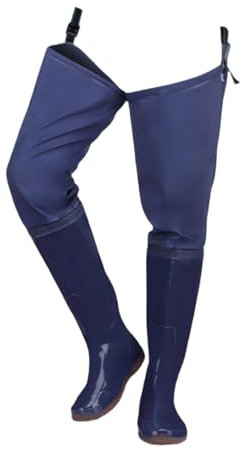 Aymzbd Wathose Zum Angeln, Hüftwathose für Damen Und Herren, Unterwasser Strumpfstiefel, Verschleißfeste Wat Hüftstiefel, Regenstiefel, 40