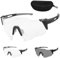 GBKDQQ Sonnenbrille Fahrradbrille, Selbsttönend UV400 Fahrradbrillen Sportbrille für Damen und Herre Sportsonnenbrille Schutz Schnelle Brille Laufbrill für Sport Radfahren MTB Angeln