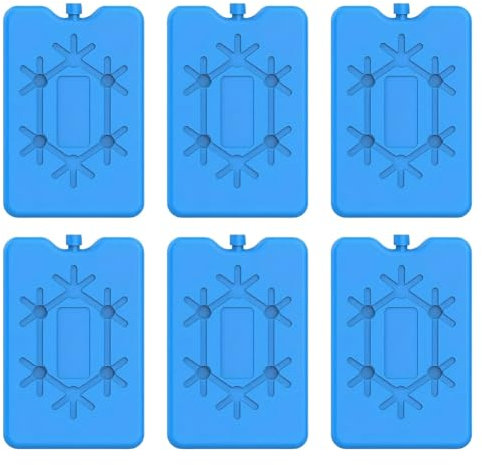 Cpolebev Ice Pack Reusable Refrigerator Ice Pack Cooling Fill Box for Food Storage Refrigeration