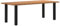 RMIHSJG Esstisch mit Baumkanten Massiver Esstisch Pflegeleichter Tisch für Küche 220x100x74 cm Massivholz Eiche Rechteck