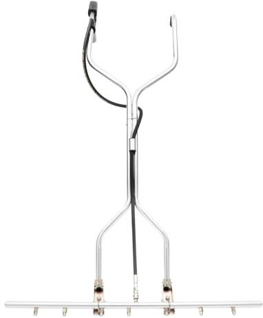 ZENGRICE Scopa ad acqua per idropulitrice ad alta pressione 39 pollici, 5000 psi in acciaio inossidabile con 7 ugelli per acqua calda e fredda, carrello di cuscinetto per pulizia di superfici