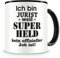 Samunshi® Jurist Tasse mit Spruch Geschenk für Jurist Mann Frau Kaffeetasse groß Lustige Tassen zum Geburtstag schwarz 300ml