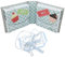 Uticon Metall-Stanzformen für Kartenherstellung, 18,2 x 16,3 cm, Bastelschablone für Scrapbook-Papierkarten