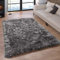 Paco Home Kunstfell Fellteppich Imitat Sitzkissen Herzform Rund Versch. Formen Dunkelgrau, Grösse:40x60 cm