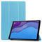 Case2go - Funda Compatible con Lenovo Tab M10 HD Gen 2 - con función de activación automática - Polipiel Caso - Azul Claro