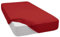 Mixibaby Spannbettlaken Jersey Spannbetttuch 100% Baumwolle Bettlaken Spannbettuch Laken 28 Farben, Größe:160 x 200 cm, Farbe:Rot