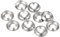 sourcing map 150pcs Rondelle à Tête Fraisée 17,5mm x 6,5mm x 3,5mmen Acier Inoxydable 304 Rondelle Cuvette Tasse Rondelle Fraisé pour Boulon à Vis