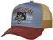 Stetson Cool Cats Trucker Cap Damen/Herren One Size (ca. 55-59 cm) - Mit Mesh - Größenverstellbar durch Druckknopflasche - Mehrfarbig - Mit Ziernähten - Meshcap Sommer/Winter rot One Size