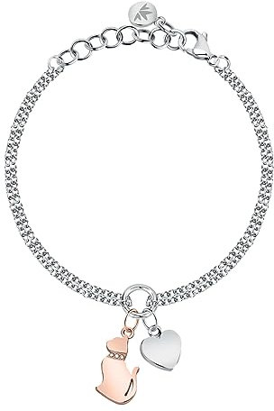 MORELLATO Mascotte Bracciale Donna in Acciaio, Cristalli - SAVL11