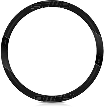 Fahrrad-Rad-Aufkleber FFWD RYOT 44 Rad-Aufkleber Rennrad-Felgen-Aufkleber Fahrrad-Felgen-Räder-Aufkleber for Zwei Rad-Aufkleber Fahrradzubehör (Color : Black)