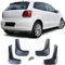 Schmutzfänger Set vorne und hinten Schwarz für VW Polo 5 Vorfacelift 6R 09-14