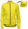 Wulibike Fahrradjacke Damen Windbreaker Leichtgewicht Laufjacken Atmungsaktiv Schnell Trocknend Radfahren-Jacken Mit 3 Taschen Gelb M
