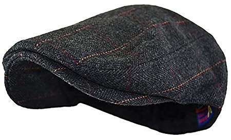 PODOLIXIA Baskenmütze Herren Hanf Flatcap Gatsby Ivy Irish Hat Newsboy Schirmmütze