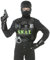 Set travestimento per bambini SWAT 9 pezzi accessori costume carnevale taglia unica