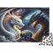 Dragon Puzzle 1000 Teilepuzzle 3D Erwachsene Home Dekoration Puzzle Geschicklichkeitsspiele Erwachsenen Puzzle Ab 12 Jahren 1000pcs (75x50cm)