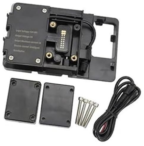 Szwaldaper Support de téléphone amovible, for BMW, R 1200 RT R1200RT GPS Navigator Support de téléphone de chargement USB (-2009) (2010-2013) (2014-2019) Support de navigation Moto Support de téléphon