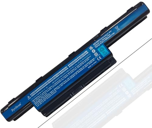Zyrifean AS10D31 AS10D51 akku für acer Aspire 5741G 5755G 5742G 5750 5750G | 7741G 7750G V3-771G V3-772G V3-571G E1-531G E1-571G AS10D41 AS10D75 AS10D81 AS10D3E AS10D5E [ 9 Zellen 6600mAh ]