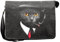 Agent Cat Canvas Tasche for Ladies, Farbe Schwarz, Pop Art Style