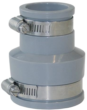 First Plast - Raccord PVC évacuation First Plast - Raccord d'adaptation multi-matériaux Ø45/38 à Ø38/30mm - First Plast