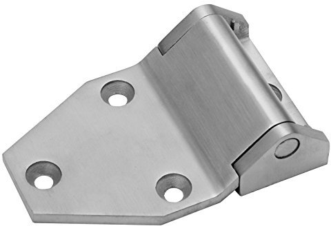 2x Edelstahl Schwerlastscharnier Belastung Scharnier Tür Türe V4A Türband