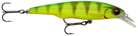 Savage Gear Gravity Twitch SR - Premium Süßwasser Raubfischköder für Angler, Magnetisches Weitwurfsystem, Darten und Kicken Action für Barsch, Hecht, Forelle, Barsch, Rapfen & Lachs Firetiger 8.3 cm