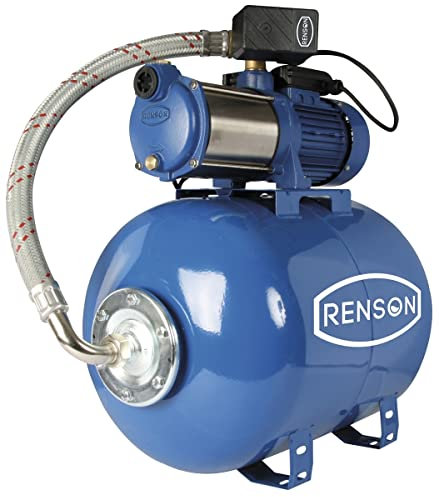 Groupe de surpression 50L 1100W, FABRICATION FRANCAISE, 230V, Pression max 10 bar, Débit max 90L/min, surpresseur livré avec accessoires RENSON
