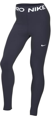 Nike Damen Pro Leggings, Obsidian/White, XS EU
