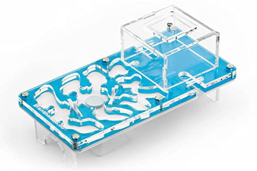 AntHouse - Ant Farm Educational Kit - Pilzmodell - 10x20x1,3 cm - Blau- Freie Ameisen