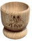 Personalised Wooden Egg Cup - Easter Bunny and Name Engraved Dippy Egg Holder gift Children child