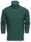 Xposed Mens Roll Neck Jumper Soft Cotton Fine Knitted High Turtle Polo Pullover Top[JUMPER-G1808,M,Green]