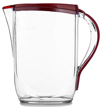 Premium teapot Large-Capacity Clear Plastic Pitcher with Lid Household Hot/Cold Drinks Water Jug Kettle Lemonade Juice Beverage Jar Tea Lover, Gift (Color : Blue, Size : 3L)